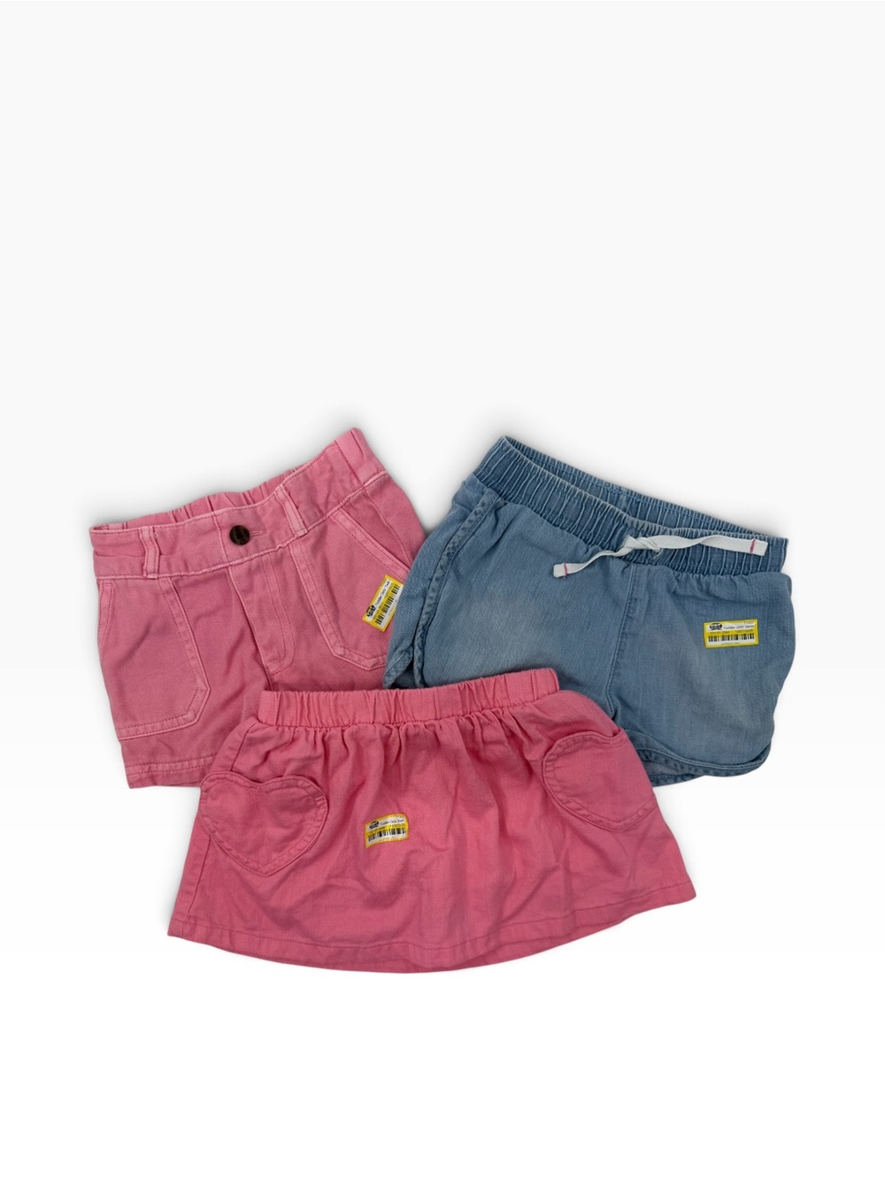 Kids Pink and Blue Shorts & Skort Bundle - Unbranded